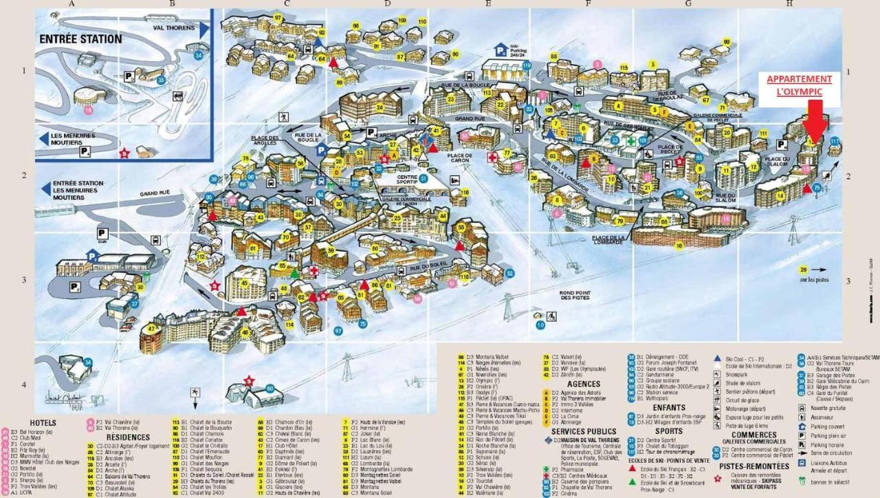 Olympic, Appartement Renove, Au Pied Des Pistes Val Thorens Esterno foto